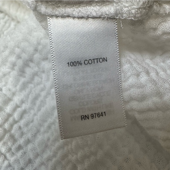 J. Jill PureJill 100% Cotton Gauze Button Front Long Sleeve Top - Picture 13 of 14